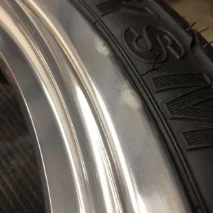 Wheel was covered in these stains