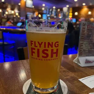 a pint of flying fish