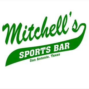 a green and white logo