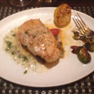 Pan Roasted Chilean Sea Bass Piccata