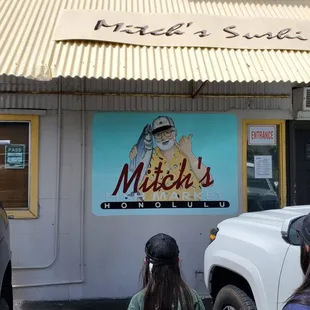 Store front at Mitch&apos;s