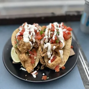 Calamari tacos