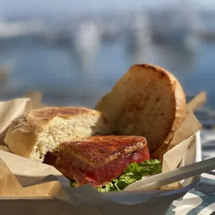 Yellow Fin Tuna (Seared) Sandwich