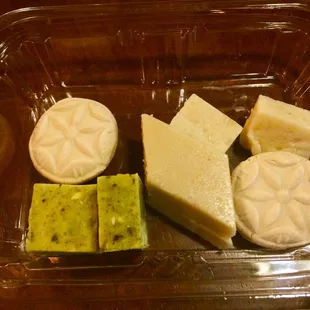 Assortment of desserts at Mithai