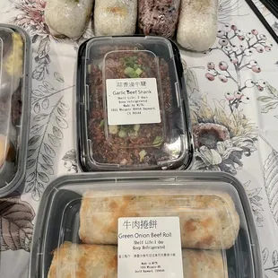 Bentos and rice balls