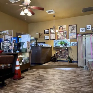 inside as you walk in