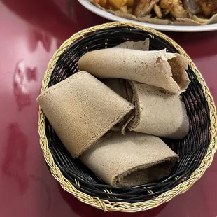 Bread served with meal