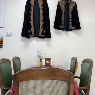 Seating and decorations