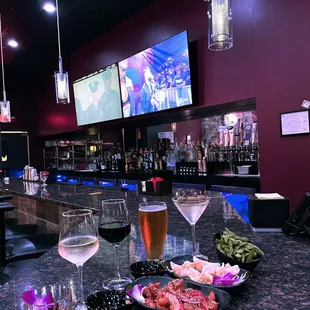 happy hour at bar