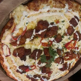 Chipotle BBQ Crispy Chicken Pizza