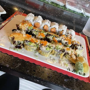 2. Firecracker Roll &amp; Crunchy Spicy Salmon Roll
