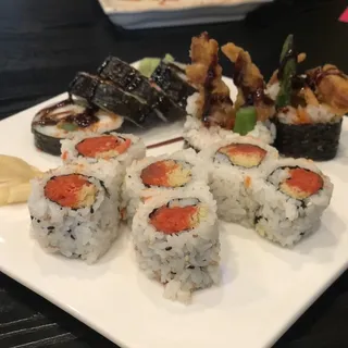 Spicy Tuna Roll with Crunchy