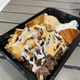 Beef/Chicken Doner Bowl (TikTok: @justandyvu)