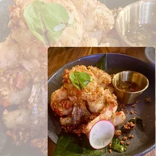 Shrimp and clam