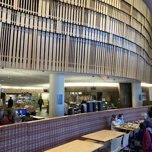 the interior of a restaurant