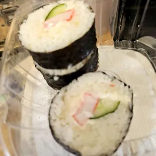 Lunch from @Mitsuba Delicatessen; 10/9/2024. Hubby David also ordered, California Roll Sushi that we both share.