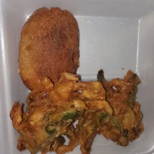 Open at 4 AM. Sweet potato and vegetable tempura.