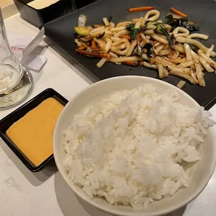 This is the cold rice and veggies