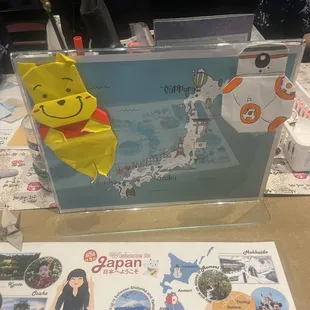 a map of japan on a laptop