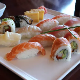 sushi and sashimi, food, sashimi, sushi