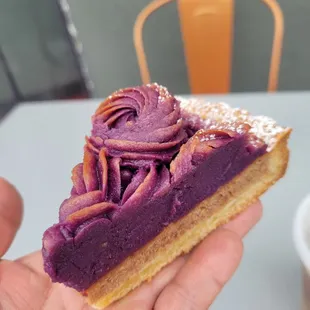 Ube tart