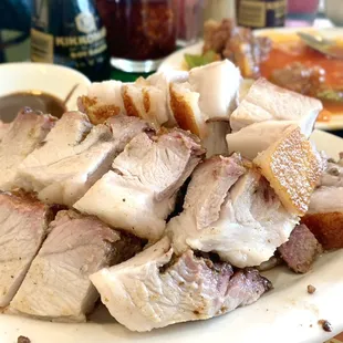 Crispy roast pig