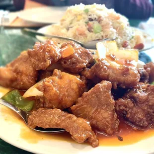 Sweet and sour spare rib Hong Kong style