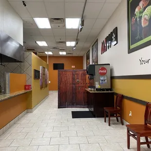 the waiting area