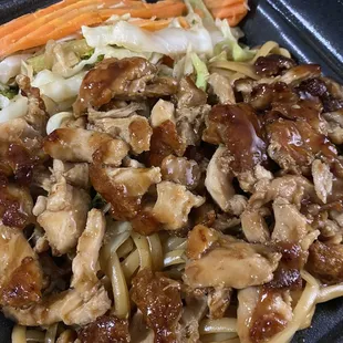 Chicken Teriyaki With noodles and veggies