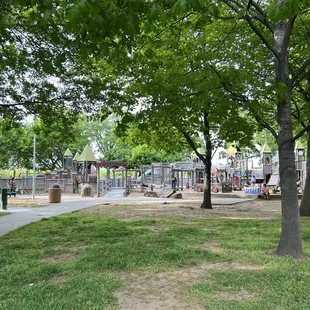 View of Pals Playground from Village Tree Dr