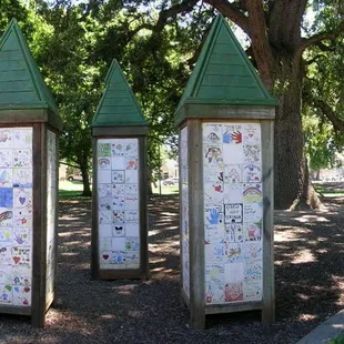 3 vertical photos for this kiosk panorama at Miwok Park