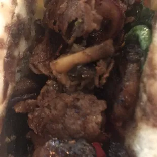 Philadelphia Cheesesteak Adventure - meat close up