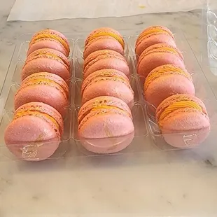 Passionfruit macarons