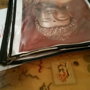 Gross!  Worn edges,discolored/stained....