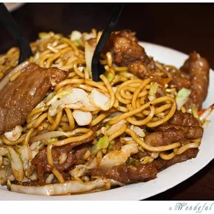 Beef Chow Mein - again fake beef