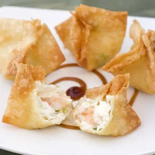 Cream Cheese Shrimp Wonton. They hand made this everyday!  **MUST TRY**