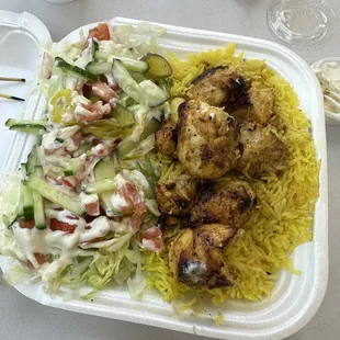 Chicken Kabob Platter