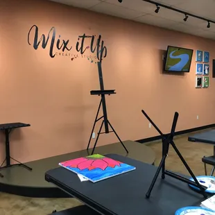 They have a cute stage when teaching and play good music.