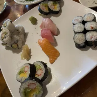 Combination sushi