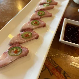 Yellowtail with Jalapeno
