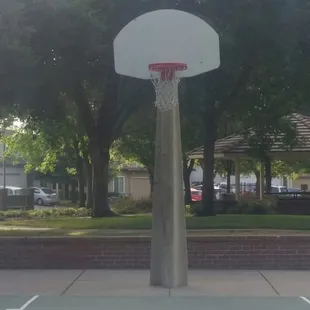 One-half basketball court