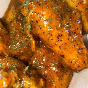 Chicken Wings and Tingz. Buffalo lemon pepper