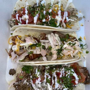 3 Caribbean Tacos