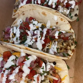 3 Caribbean Tacos