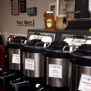 Regular Coffee choices