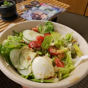 Take out cobb salad