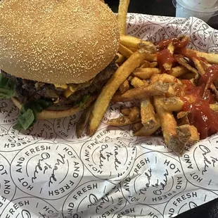 Touchdown Burger Basket