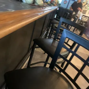 a man in a restaurant setting