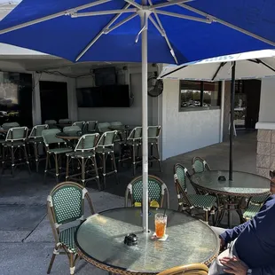 Outside seating