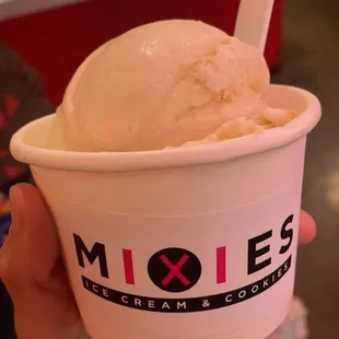 Salted Caramel and the si,ce, sea chocolate (don't remember the names or how they were spelled sorry). I know I butchered them.